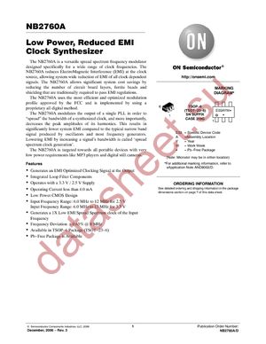 NB2760ASNR2G datasheet  